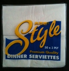 Dinner serviettes