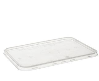 Rectangle Lid to suit 500ml to 1000ml PP - Uni-Chef