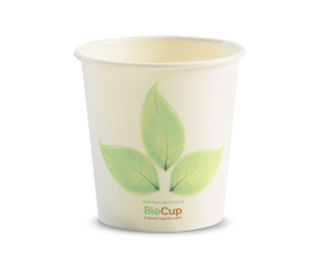 4oz Coffee Cups Leaf Single Wall - BioPak