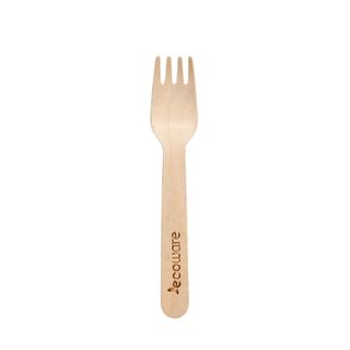 Wooden Fork 16cm, Carton - Ecoware
