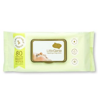 Compostable Baby Wipes Fragrance-Free - Little Genie