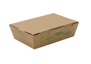 Take Away Box KRAFT PLA - Small  Carton  200    - Green Choice