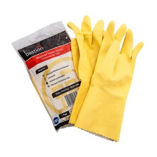 Bastion Silverline Yellow Gloves SMALL - UniPak