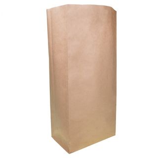 Brown Block Bottom Paper Bag No 5 Heavy Duty 205W x 445H (125mm gusset) - UniPak