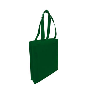 Tote with Gusset - FOREST GREEN- Ecobags