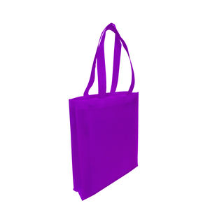 Tote with Gusset - PURPLE - Ecobags