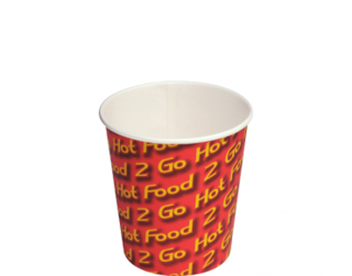 Large Chip Cups 12 oz - Hot Food 2 Go, Sleeved - Castaway