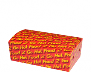 Small Snack Boxes - Hot Food 2 Go, Sleeved - Castaway
