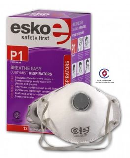 BREATHE EASY' P1 Dust Valved mask - Esko
