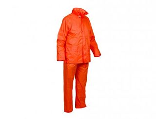 Good2Glow' Rainsuit, Jacket & Pant Set, Neon Orange MEDIUM - Esko
