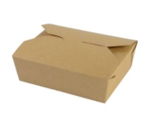 Box 1050ml No.5 food carton 15 x 12 x 5cm - Vegware