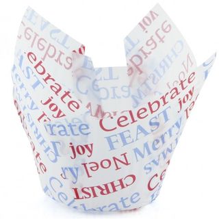 Texas Muffin Wrap - Celebrate Christmas (250 ctn) - Confoil
