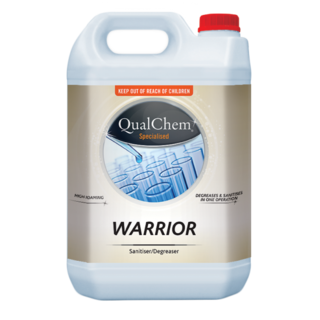 Warrior Sanitising Cleaner Degreaser 5L - Qualchem
