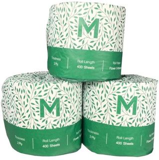 Wrapped Toilet Tissue Recycled - White, 1 Ply, 1000 Sheets - Matthews