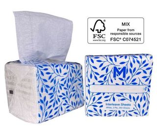 Interleave Toilet Tissue - White, 2 Ply, 250 Sheets - Matthews