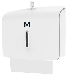 Slimfold Towel Dispenser - White, 300 Sheet Capacity - Matthews
