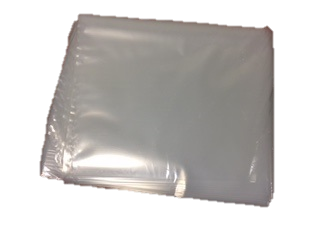 Stock Bags - Standard 300X375-30 NATURAL BAGS.WRAPPED.250s - Flexoplas
