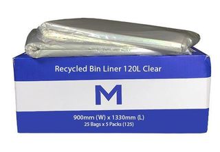 Bin Liner 120L Clear - Matthews