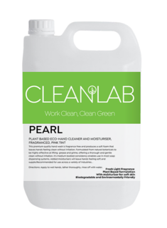 PEARL - plant based hand cleaner and moisturiser, fragranced, pink tint, 5L - CleanLab