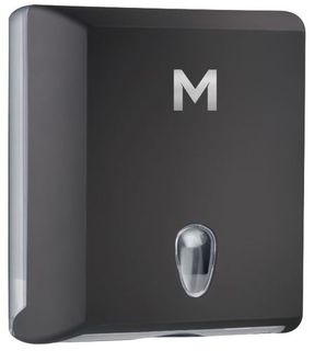 Slimfold Towel Dispenser - Black, 450 Sheet Capacity - Matthews
