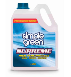 SUPREME Heavy-Duty Cleaner & Degreaser Concentrate 4x4Litres - Simple Green