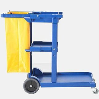 Janitor Cart Blue, Carton 3 - Edco