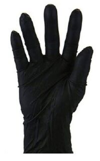 Nitrile Black Gloves 7.0g LARGE - Matthews
