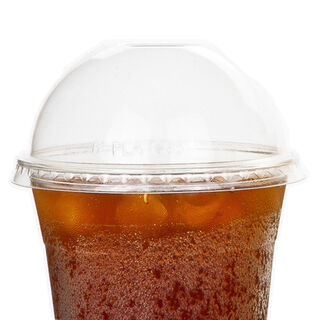Dome Lid PLA for Cold Cups 360-700ml - Ecoware