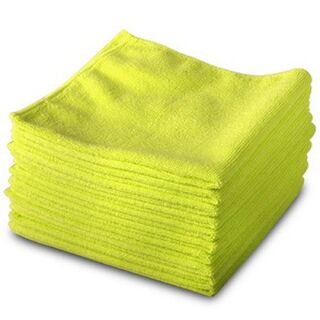 Commercial Microfibre Cloth Yellow 40cm X 40cm, Carton 200 - Filta