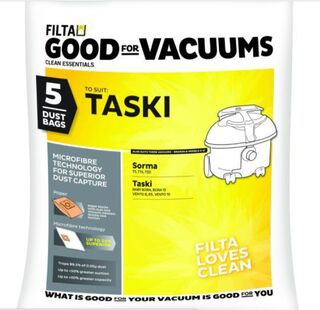 FILTA TASKI MICROFIBRE VACUUM CLEANER BAGS 5 PACK