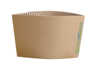 Sleeve for Single Wall Cup - 16oz Carton  1000    - Green Choice