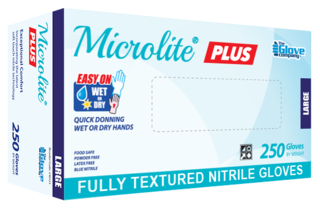 Nitrile Gloves  PowderFree Microlite Plus SMALL