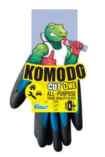 Cut 1 Gloves Individually Tagged SMALL - Komodo