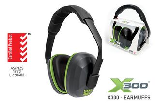 X300' Banded Earmuff, Gunmetal Grey - Esko
