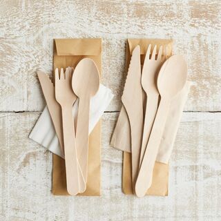 Cutlery Set Wooden 16cm - Epicure