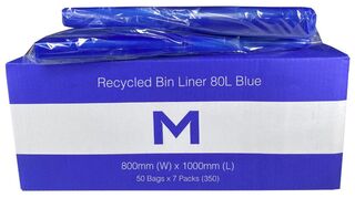 Bin Liner 80L Blue - Matthews