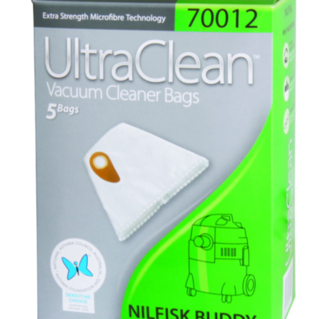 ULTRA CLEAN NILFISK BUDDY MICROFIBRE VACUUM BAGS 5 PACK - Filta