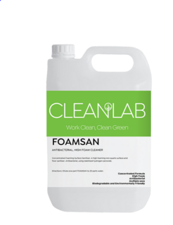 FOAMSAN - Stabilised Hydrogen Peroxide High Foam Antibacterial Non-Quat 5Litres - CleanLab
