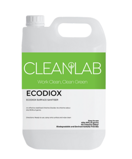 ECODIOX - Stabilised Chlorine Dioxide Surface Sanitiser 5Litres - CleanLab
