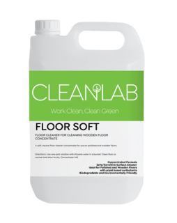 FLOOR SOFT - floor cleaner for cleaning wooden floor 5L - CleanLab