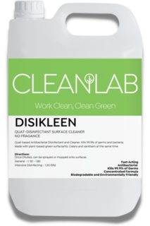 DISIKLEEN - Quat disinfectant surface cleaner 5Litres - CleanLab