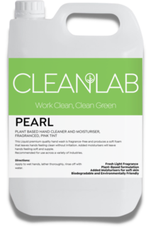 PEARL - plant based hand cleaner and moisturiser, fragranced, 5L - CleanLab