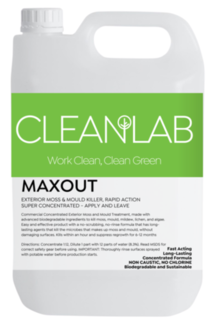 Maxout Exterior Moss & Mould Killer 25% 5Litres - Cleanlab