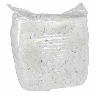 White Towelling Rags, 10.0kg Bag