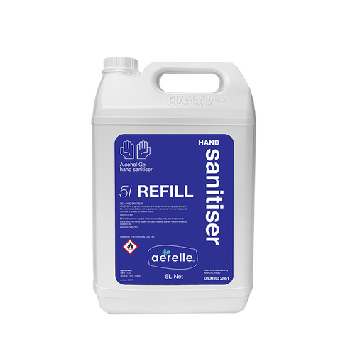Hand Sanitiser - Alcohol Gel 5Litres - Aerelle
