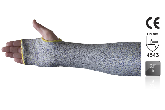 RAZOR X500 Cut 5 Protective Sleeve with thumb hole, 45.7cm length - Esko