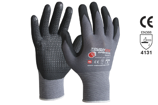 TOUCHLINE™ 'OpenSide', Nitrile 1/2 dip Foam coat w/micro dots, Size 11 - Esko