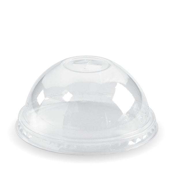 Cold Cup Dome Lid with X-Slot (To Fit 300ml-700ml) - BioPak