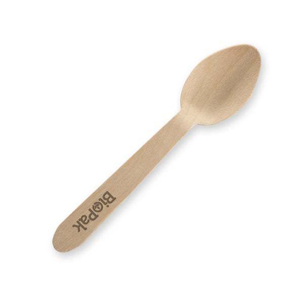 10cm Wooden Tea Spoon - BioPak