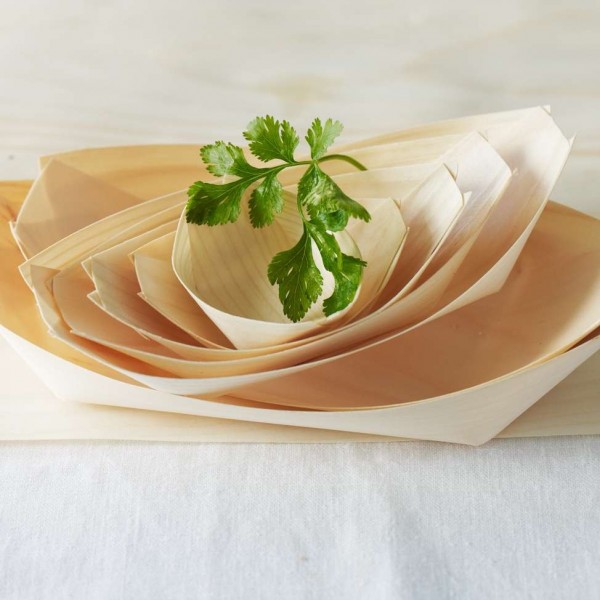 Wooden X-Small Boat Dish - Epicure